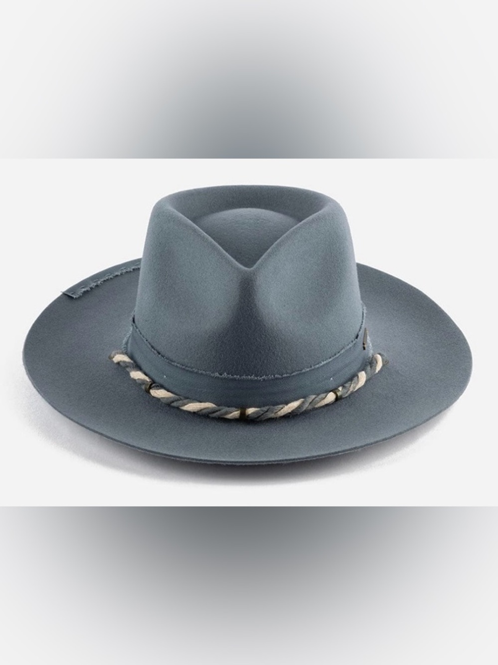 NWOT Gigi Pip Denim Daydreams Fedora Hat - Picture 2 of 12